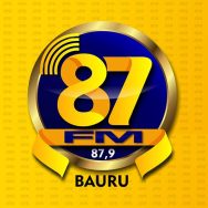 Rádio 87 FM Bauru Logo